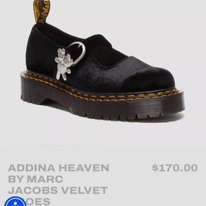 ADDINA HEAVEN BY MARC JACOBS VELVET SHOES